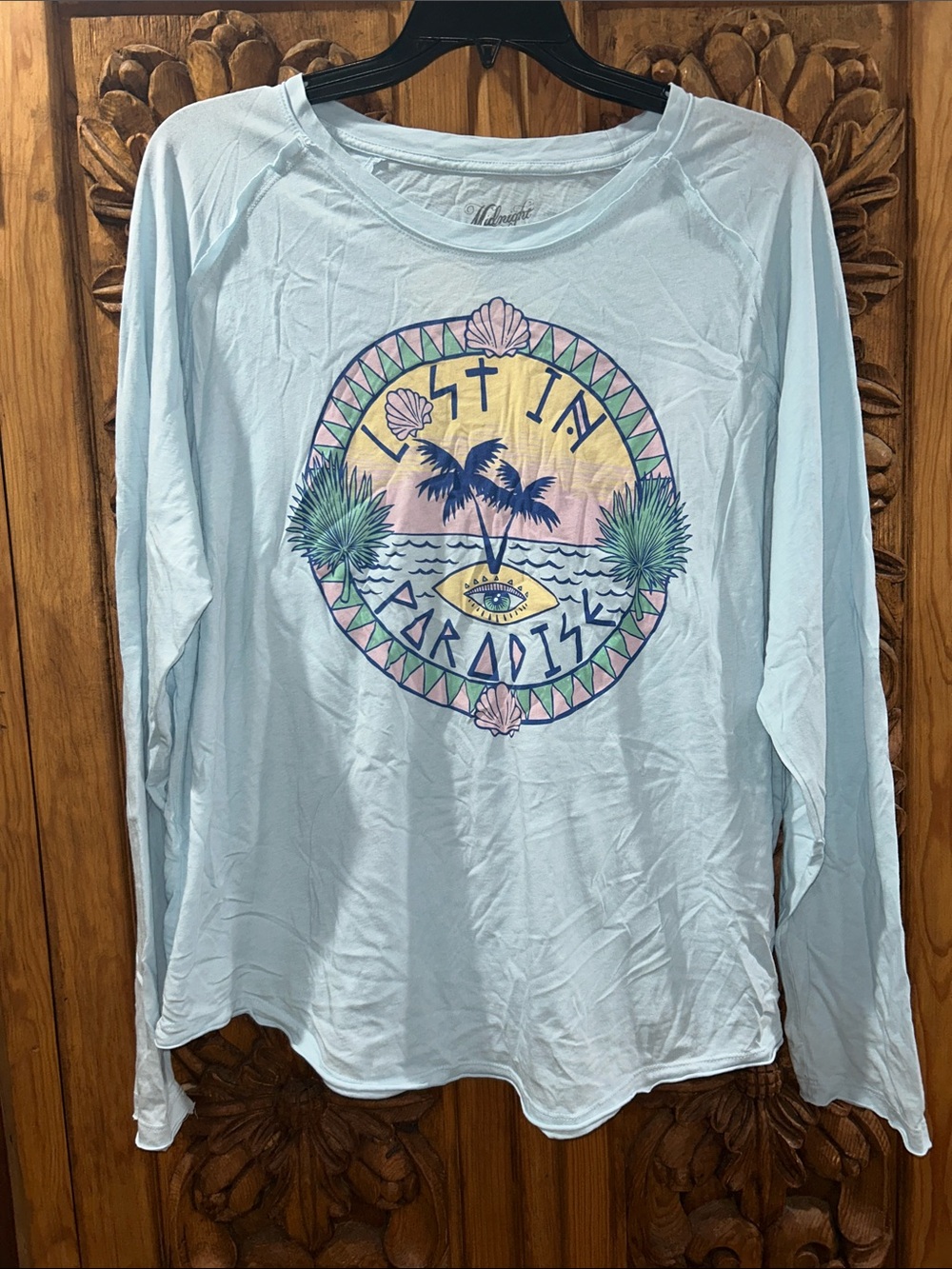 Free People X Midnight Rider XL shirt blue